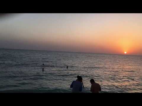 Rastanura Beach, The most beautiful sunrise in Saudi Arabia at Rastanura, Rahima white sand beach.