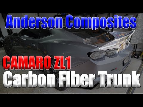 Anderson Composites Carbon Fiber Trunk Install on a 21 Camaro ZL1