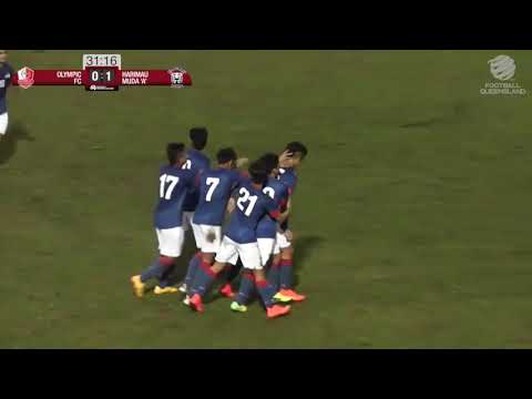 NPL QLD 2014 Round 19 - Olympic FC vs Harimau Muda A Highlights