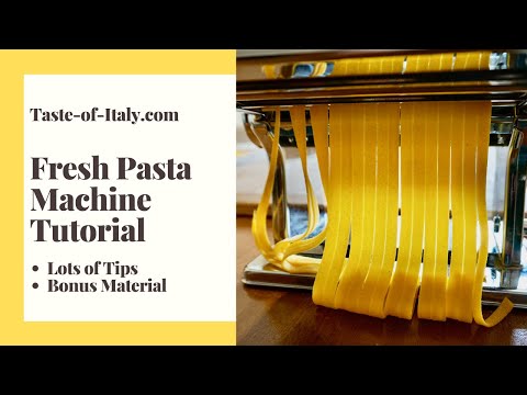 Homemade Fresh Pasta Machine Tutorial - Complete Guide