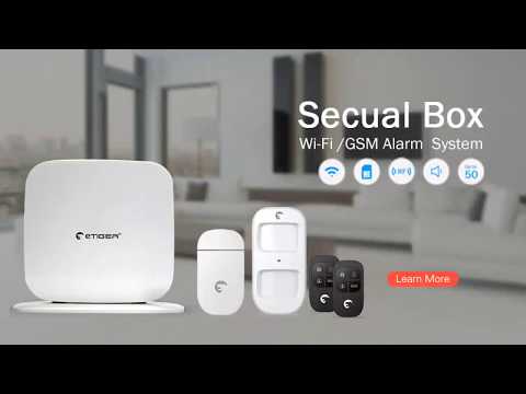 How to setup you ETIGER Smart home security wifi alarm system