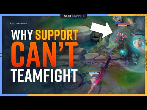Why Supports are the WORST Role at Teamfighting! - League of Legends