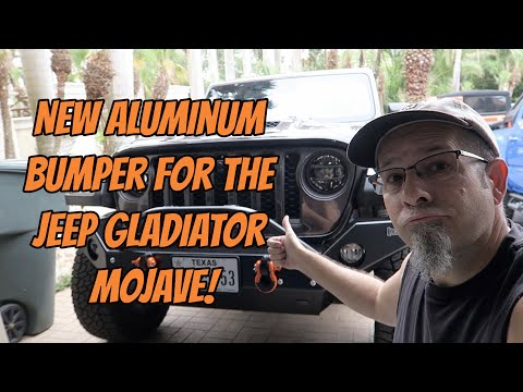 New Aluminum Bumper for the Jeep Gladiator Mojave