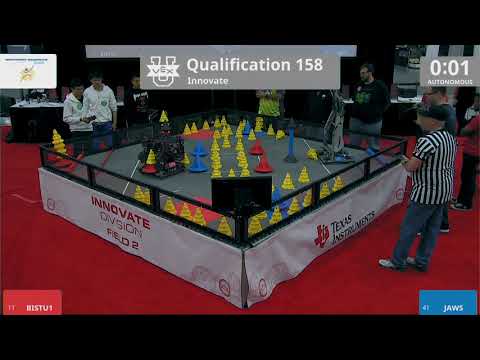2018 VEXU Innovate Q158 - BISTU1 vs JAWS - 101 to 0
