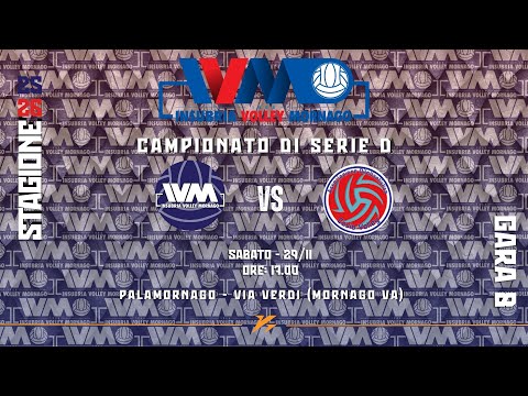 Volley Serie D Maschile: INSUBRIA VOLLEY MORNAGO Vs. A.D. COSIO VOLLEY