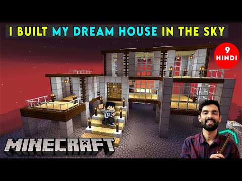 Navrit Gaming - I BUILT MY DREAM HOUSE IN MINECRAFT - MINECRAFT SURVIVAL GAMEPLAY IN HINDI #9