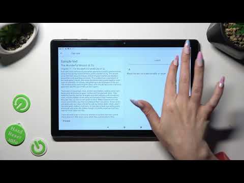 How to Adjust the System Font Size on ALCATEL 1T 10 Smart 2020