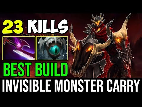 Invisible Chaos Knight Monster Late Game Silver Edge + Skadi HARDEST CARRY BUILD 23KILLS DOTA 2