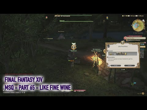 Let's play Final Fantasy XIV - MSQ Walkthrough - Part 65 - Like Fine Wine
