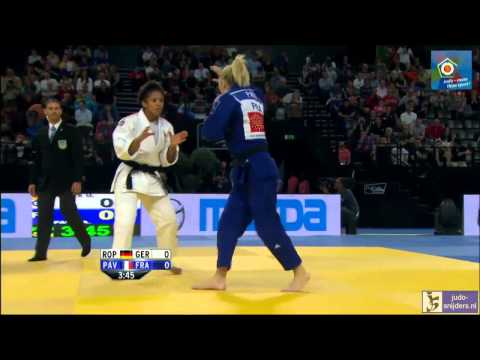 Judo 2014 European Championships Montpellier: Roper (GER) - Pavia (FRA) [-57kg] final