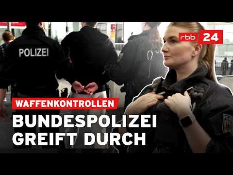 Waffenverbot an Berliner Bahnhöfen: Brennpunktkontrollen durch die Bundespolizei