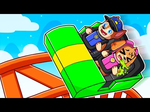 Chase & Skye Ride TALLEST RIDES in Roblox!