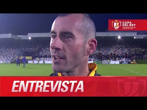 Entrevista a Alain Arroyo tras el Barakaldo CF (1-3) Valencia CF