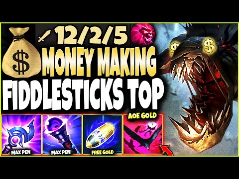 New Season 12 FIDDLESTICKS TOP + First Strike Build = AOE GOLD 🔥 LoL Fiddle Preseason 2022 Gameplay
