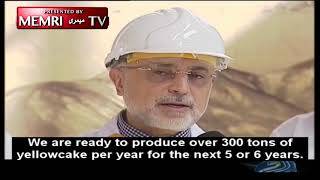 Iranian Atomic Chief Salehi: We Can Produce 300 Tons of Yellowcake Per Year for the Next Five Years