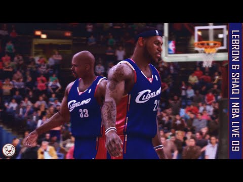 NBA Live 09: LeBron James & Shaq Combine For 62 Points Vs Celtics | Xbox 360 | Revamped Game Play