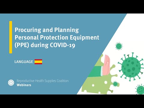 Procuring and Planning Personal Protection Equipment (PPE) during COVID-19