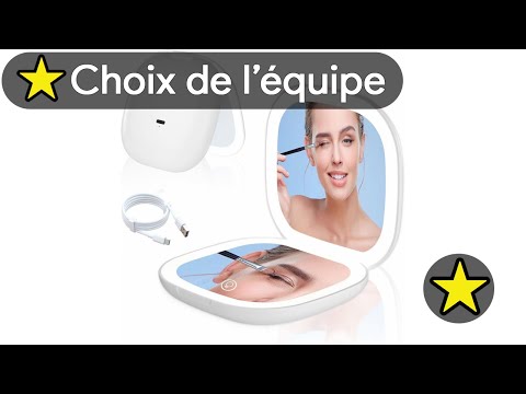 🏆 TOP 3 MEILLEUR MIROIR DE POCHE AVEC LED 2025