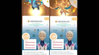 100% MEGA CHARIZARD Y/X EVO #pokemongo #new #shorts #pokemon #pogo #pokémongo #pogo