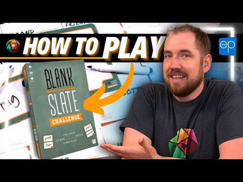 How to Play BLANK SLATE CHALLENGE | Board Game Tutorial