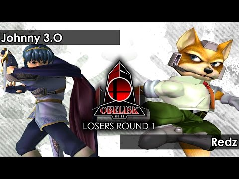 Melee: Johnny 3.O (Marth) V Redz (Fox) - Obelisk 42 Tournament SSBM