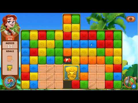 Lost Island Blast Adventure Level 302 - No Boosters