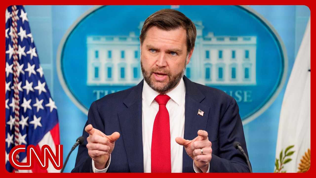 VP Vance holds White House briefing