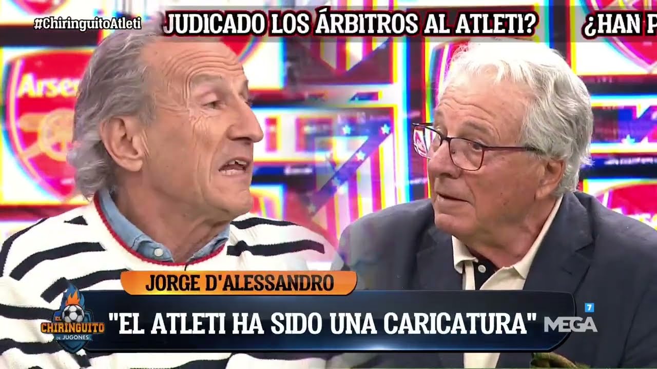😡 TREMENDA 'CALENTADA' de JORGE D'ALESSANDRO con el ATLETI