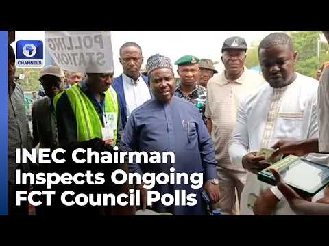 INEC Chairman Inspects Ongoing FCT Council Polls, Promises E-Transmission Of Results To IReV