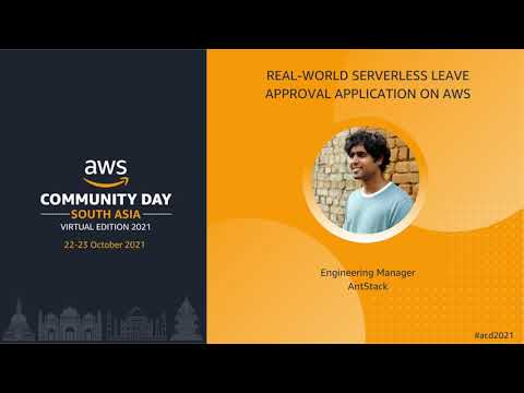 ACD2021 - Workshop 1 - Real-world Serverless Leave Approval Application on AWS