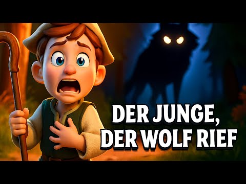 🐺Der Junge, der Wolf rief – Lehrreiche  | Moral | Aesop | 3D animation | für kinder | Niveau B1-B2 