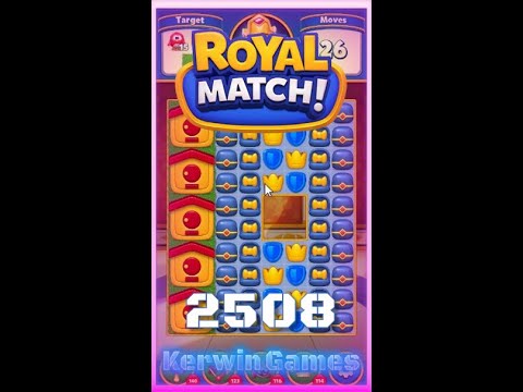 Royal Match Level 2508 - No Boosters Gameplay
