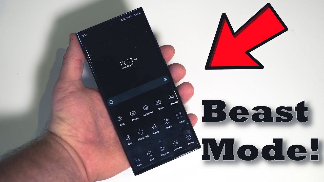 How To Activate BEAST MODE On The Galaxy Note 20 Ultra