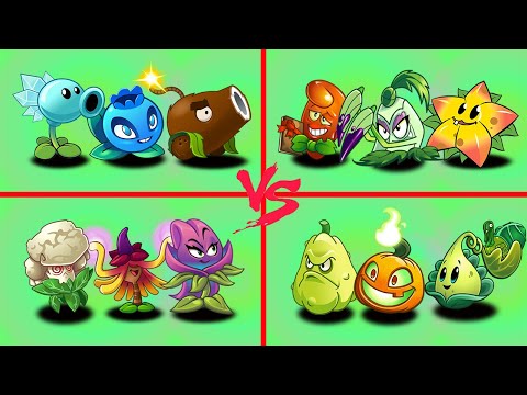 04 Team Plant Vs 05 Team Zombie - Who Will Win? - PvZ 2 Team Plant Suggestion