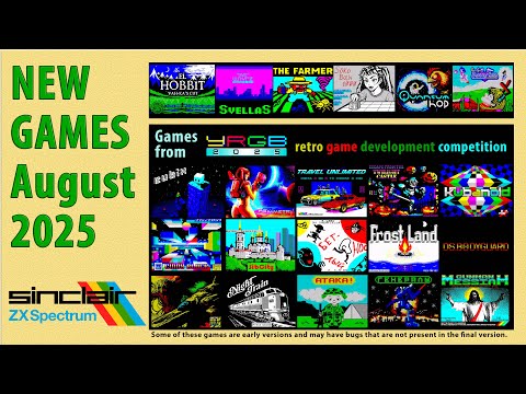 New ZX Spectrum games from August 2025
