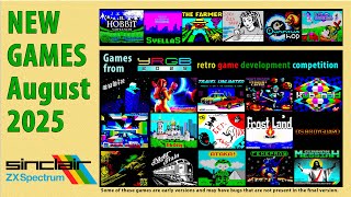 New ZX Spectrum games from August 2025