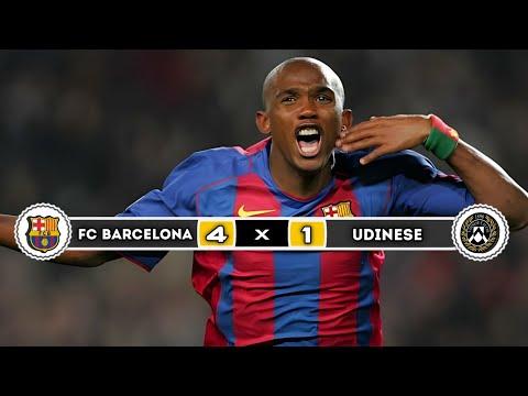 Fc barcelona × Udinese | 4 × 1 | HIGHLIGHTS | All Goals | Champions league 2005/2006