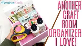 COME SEE this new CRAFT CADDY Perfect for 6x6 Paper, 6x8 Paper & MORE! Organizing my Craft Room