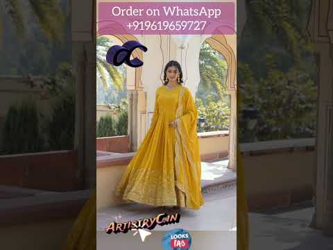 Festive Ethnic Wear Sequence Georgette Gowns
