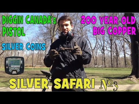 Minelab Safari #3 - 200 Year Old Big Copper Coin - Gun Found