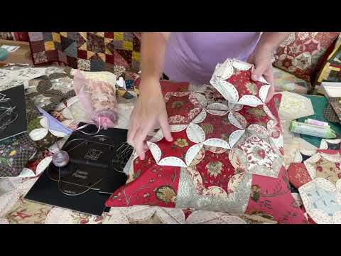 Hexie Flower Templates