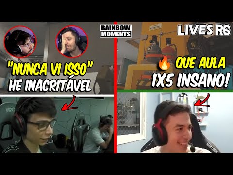 1x5 INSANO DO LAGONIS, HE INACREDITÁVEL DO FNTZY, C4 1000 QI DO RAZAH - MELHORES MOMENTOS LIVES R6