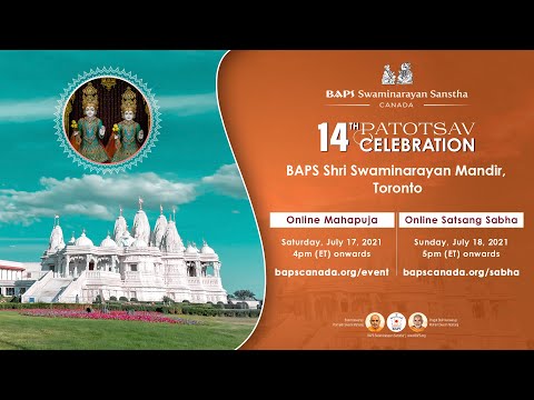BAPS Toronto Patotsav Sabha - Canada - Sunday, July 18, 2021