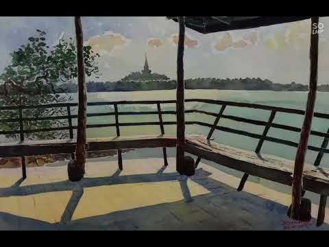 จิตรกรรมสีน้ำ (บางส่วน) : อาจารย์ชัยวัฒน์ วรรณานนท์