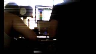 Kimo (Axium) Recording Graveyard Shift at PopSmear