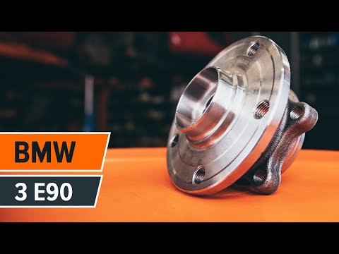 How to change Front wheel bearing on BMW 3 E90 TUTORIAL | AUTODOC