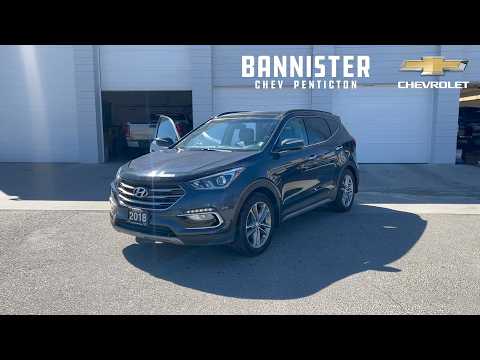 2018 Hyundai Santa Fe Sport 2.0T SE AWD in Blue for sale at Bannister Chevrolet Penticton in Penticton, BC