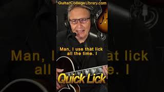 QUICK LICK that I showed TED GREENE! #jazzguitar #guitar #guitarlesson #fingerstyle #shorts