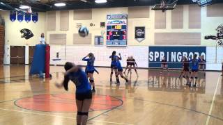 preview picture of video '8th Grade Springboro Volleyball vs Lebanon Maroon 091814'