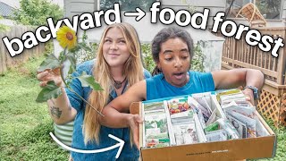 Turning my Backyard Into a FOOD FOREST 🍊🍅🌳 in Austin, TX (a long over due garden update)